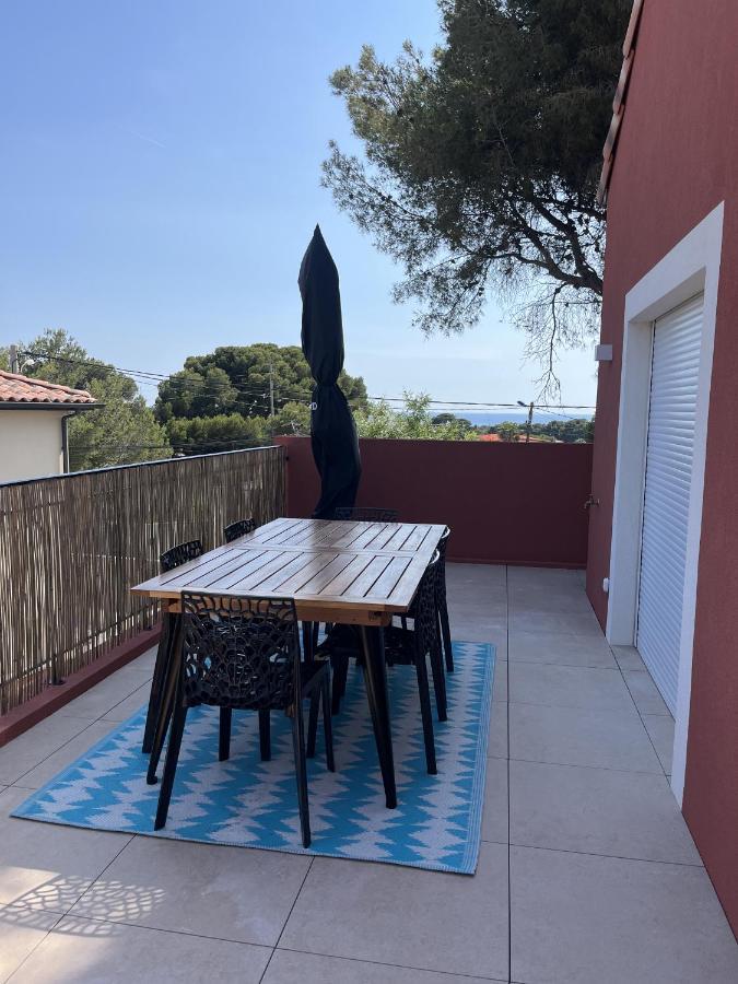 Sea, Sweet & Sun - Vue Sur Mer - T3 - Plage Commerce Et Port A Pieds Sausset-les-Pins Exterior foto